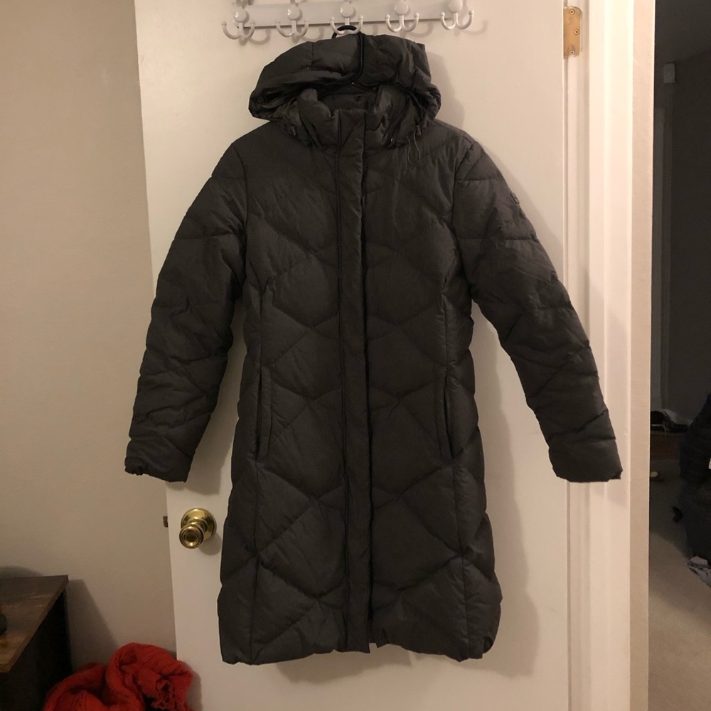 North Face Grey Women’s Down Puffer Medium